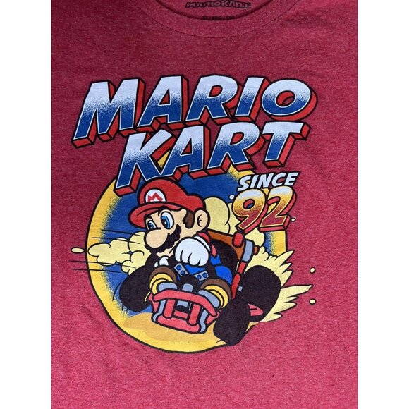 Vintage Super Mario Kart T-Shirt Since 92 Retro Size 2XL - Picture 2 of 7